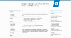 Desktop Screenshot of bayern.verband-mdh.de