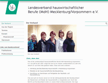 Tablet Screenshot of m-v.verband-mdh.de